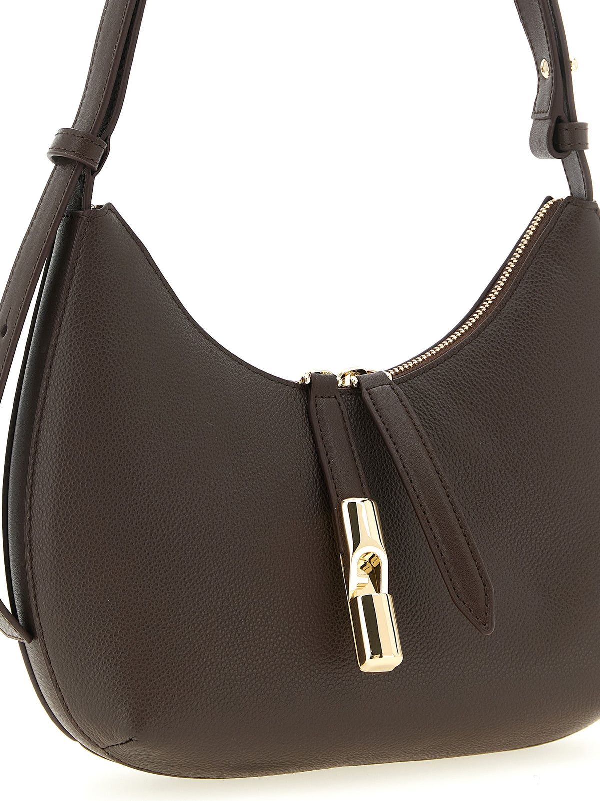 Furla Braunes Kalbsleder Damen Crossbody Tasche