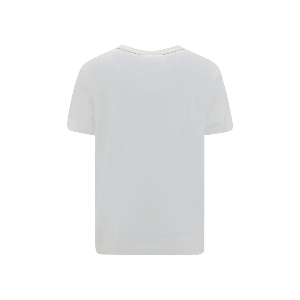 Brunello Cucinelli Weißes Baumwoll-T-Shirt