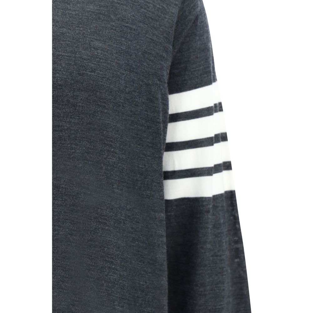 Thom Browne Grauer Oves Aries Wollpullover