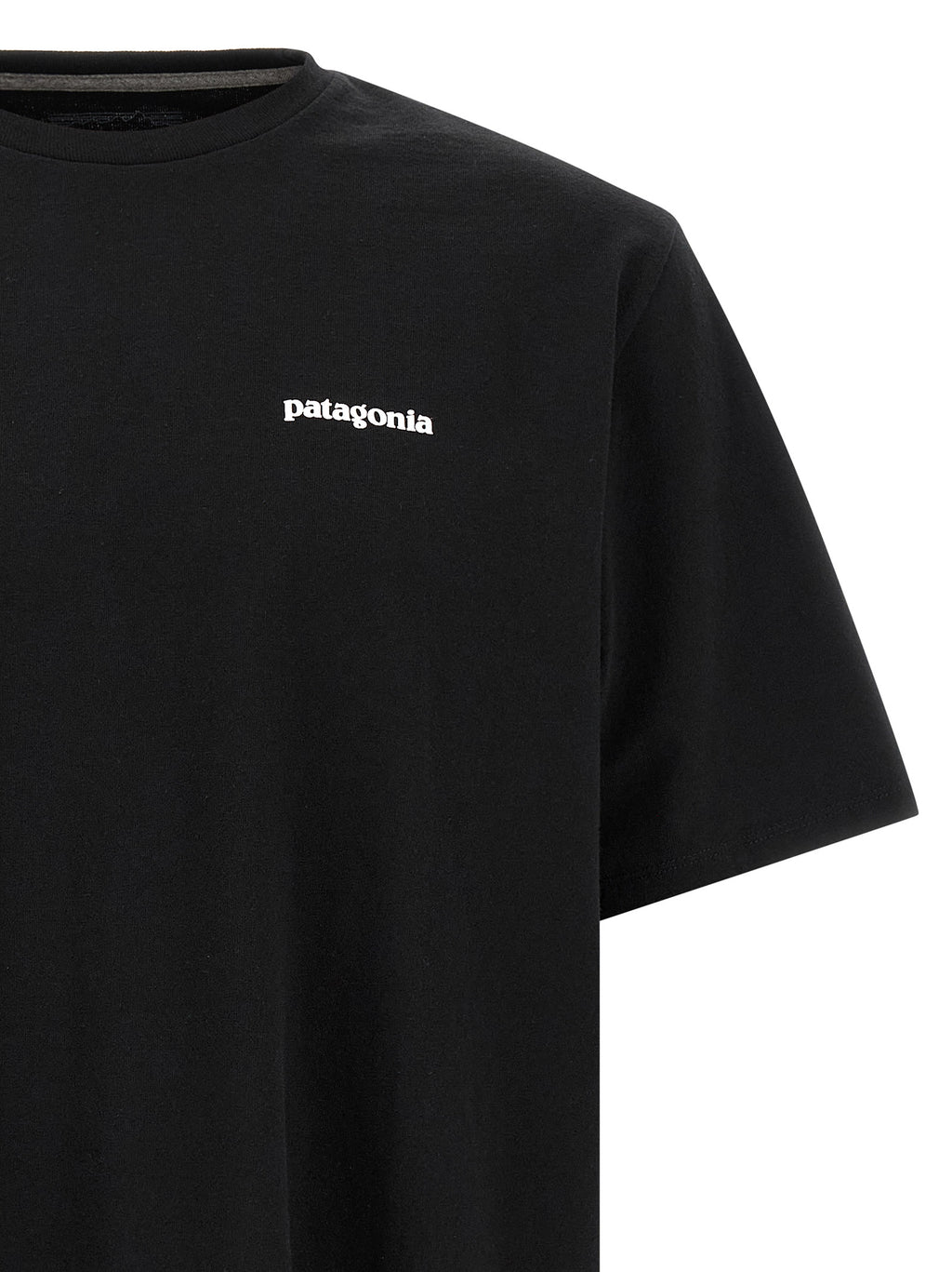 PATAGONIA Schwarzes Baumwoll-T-Shirt