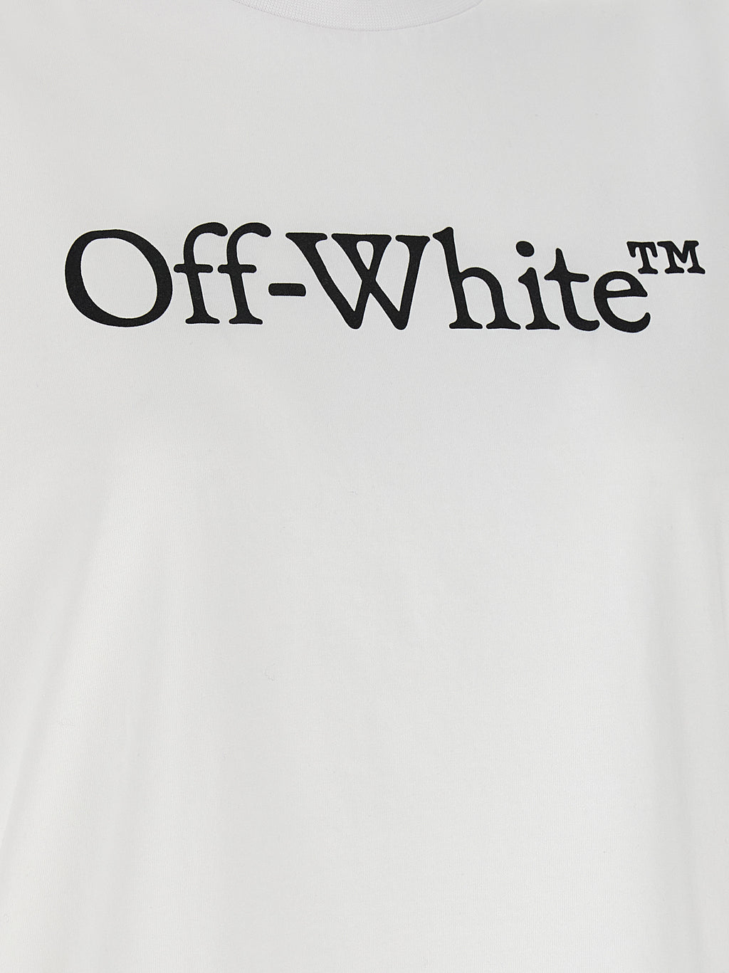 Off-White Weißes Baumwoll-T-Shirt
