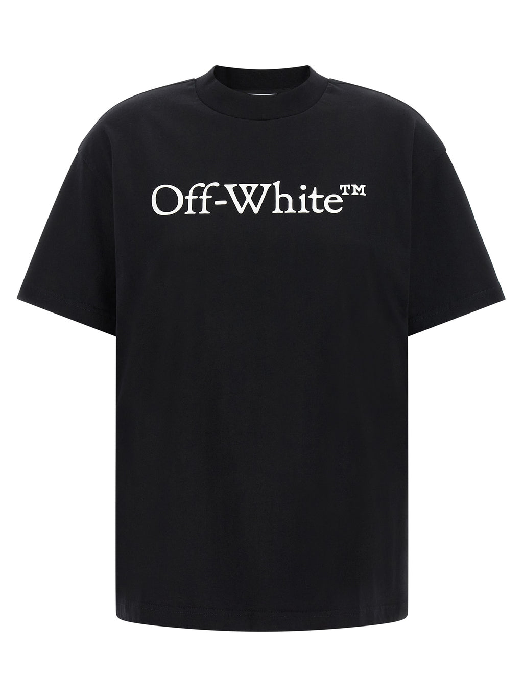 Off-White Schwarzes Baumwoll-T-Shirt