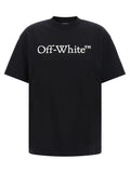 Off-White Schwarzes Baumwoll-T-Shirt