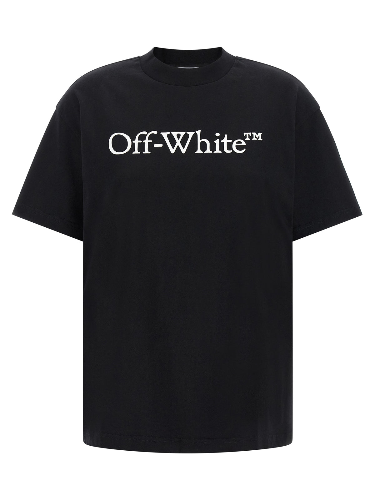 Off-White Schwarzes Baumwoll-T-Shirt
