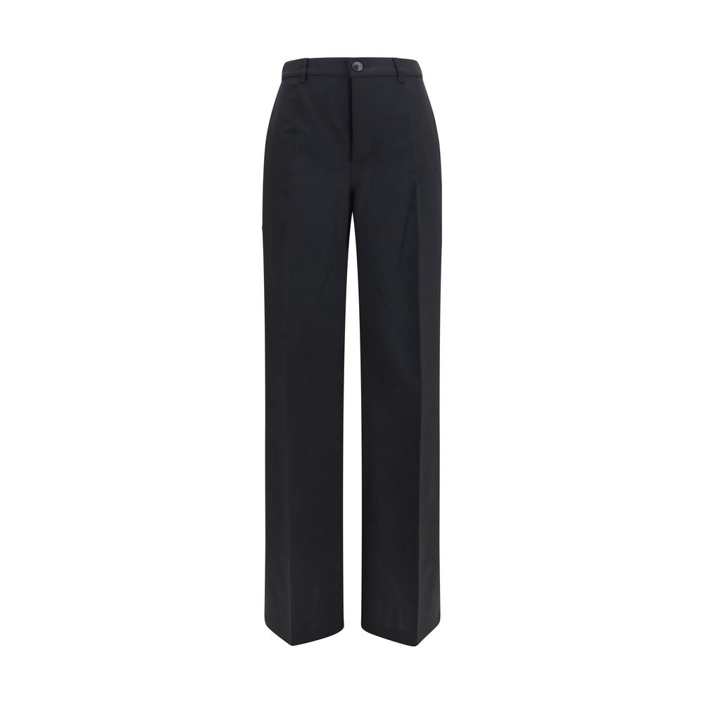 Rick Owens Schwarze Wollhose Oves Aries