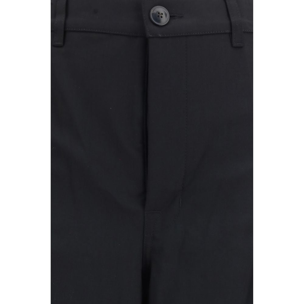 Rick Owens Schwarze Wollhose Oves Aries