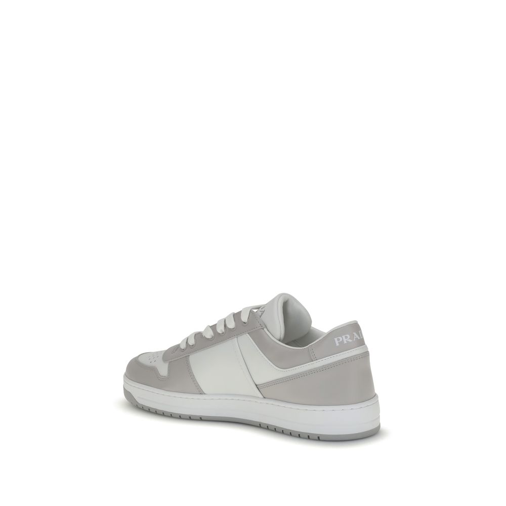 Prada Multicolor Calf Leather Bos Taurus Low Top Sneakers
