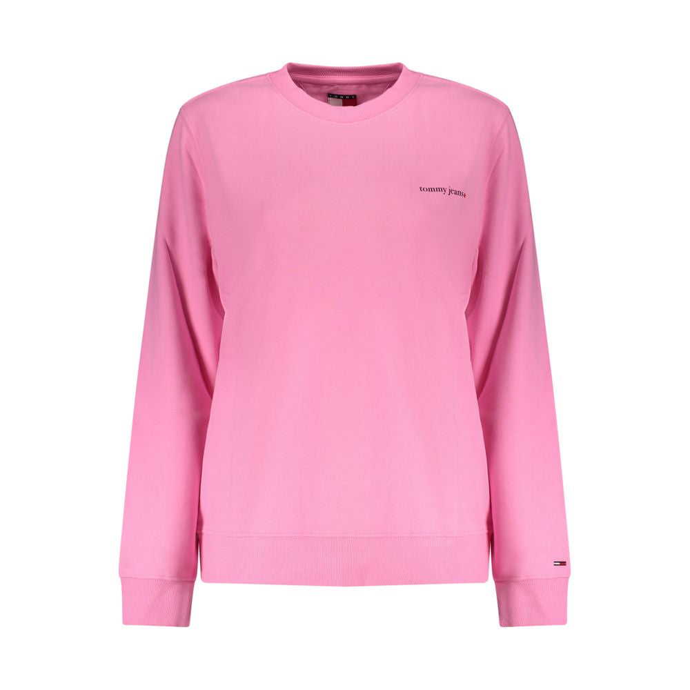 Tommy Hilfiger Rosa Baumwoll-Sweatshirt für Damen
