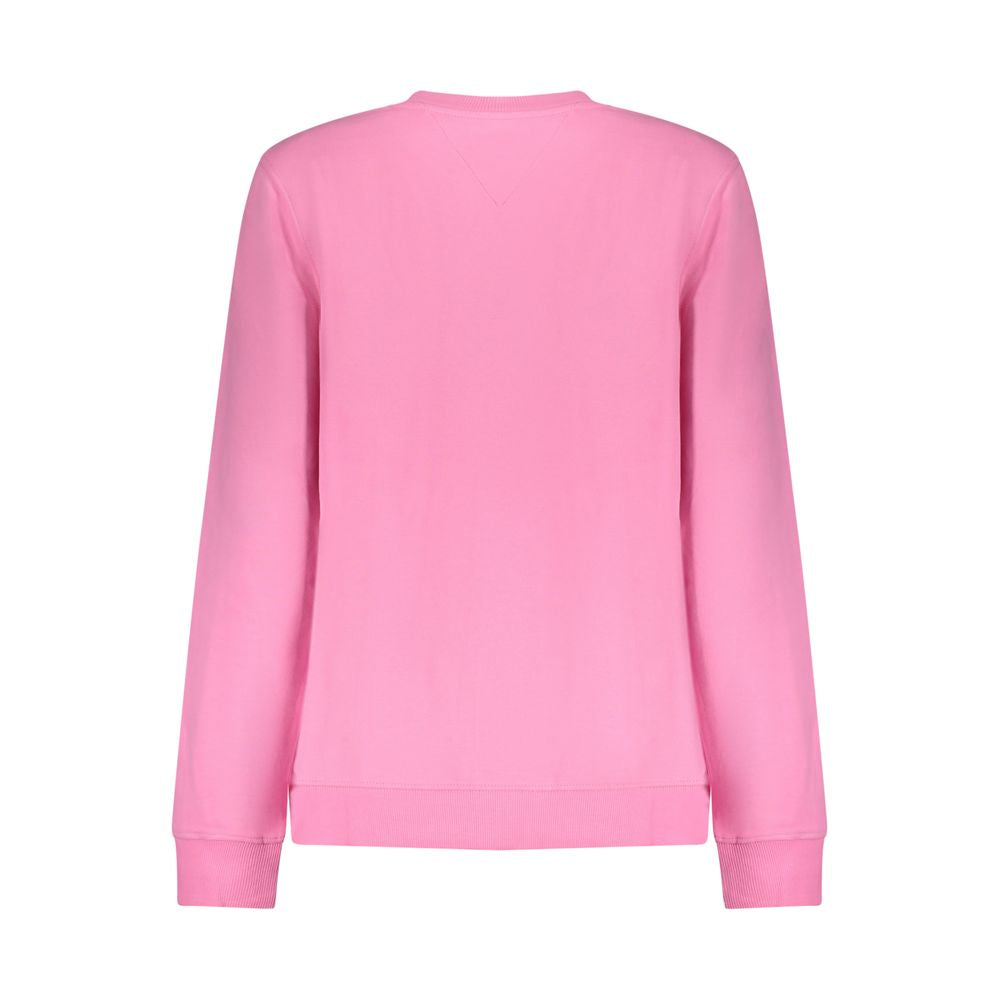 Tommy Hilfiger Rosa Baumwoll-Sweatshirt für Damen