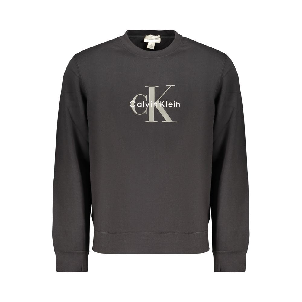 Calvin Klein Schwarzer Baumwoll-Herren-Sweatshirt