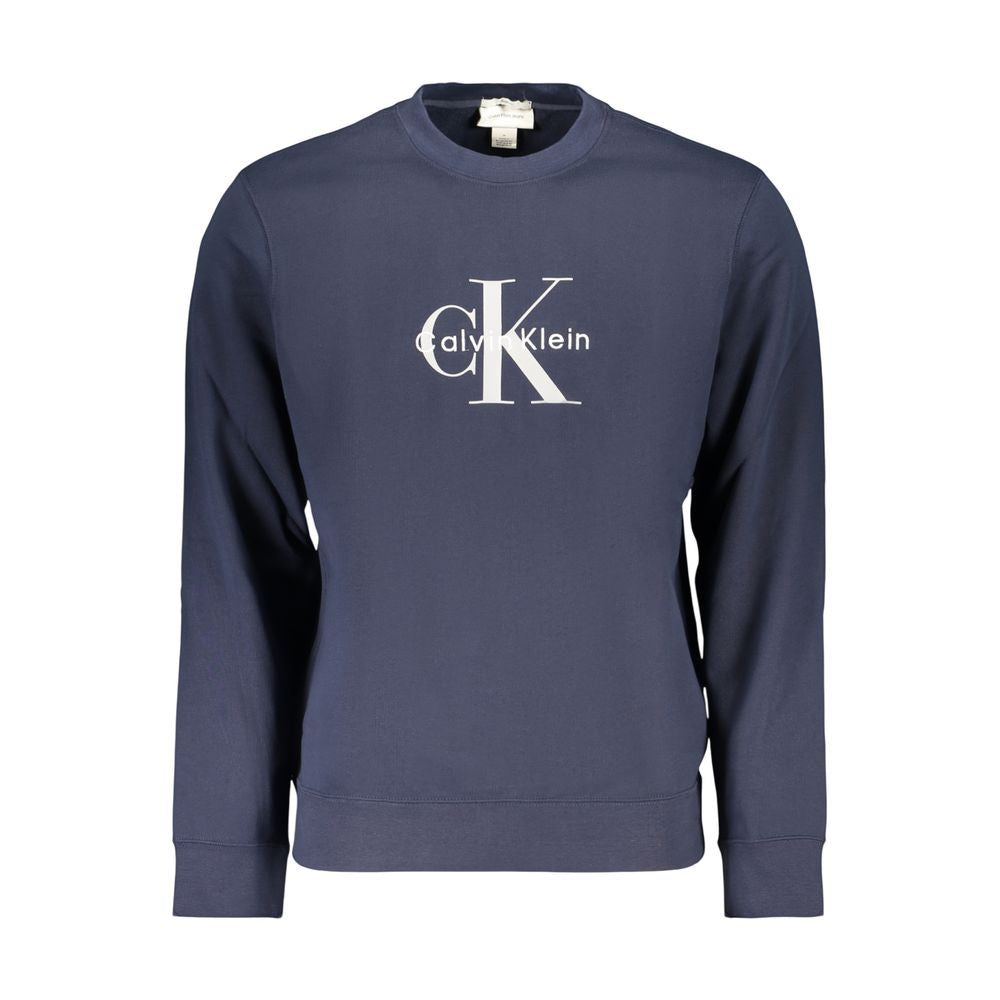 Calvin Klein Blaues Baumwoll-Sweatshirt für Herren