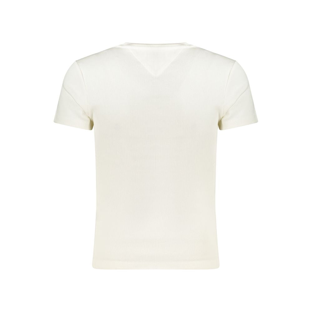 Tommy Hilfiger Weißes Baumwoll-T-Shirt