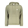 Calvin Klein Grüner Herren-Kapuzenpullover aus Baumwolle