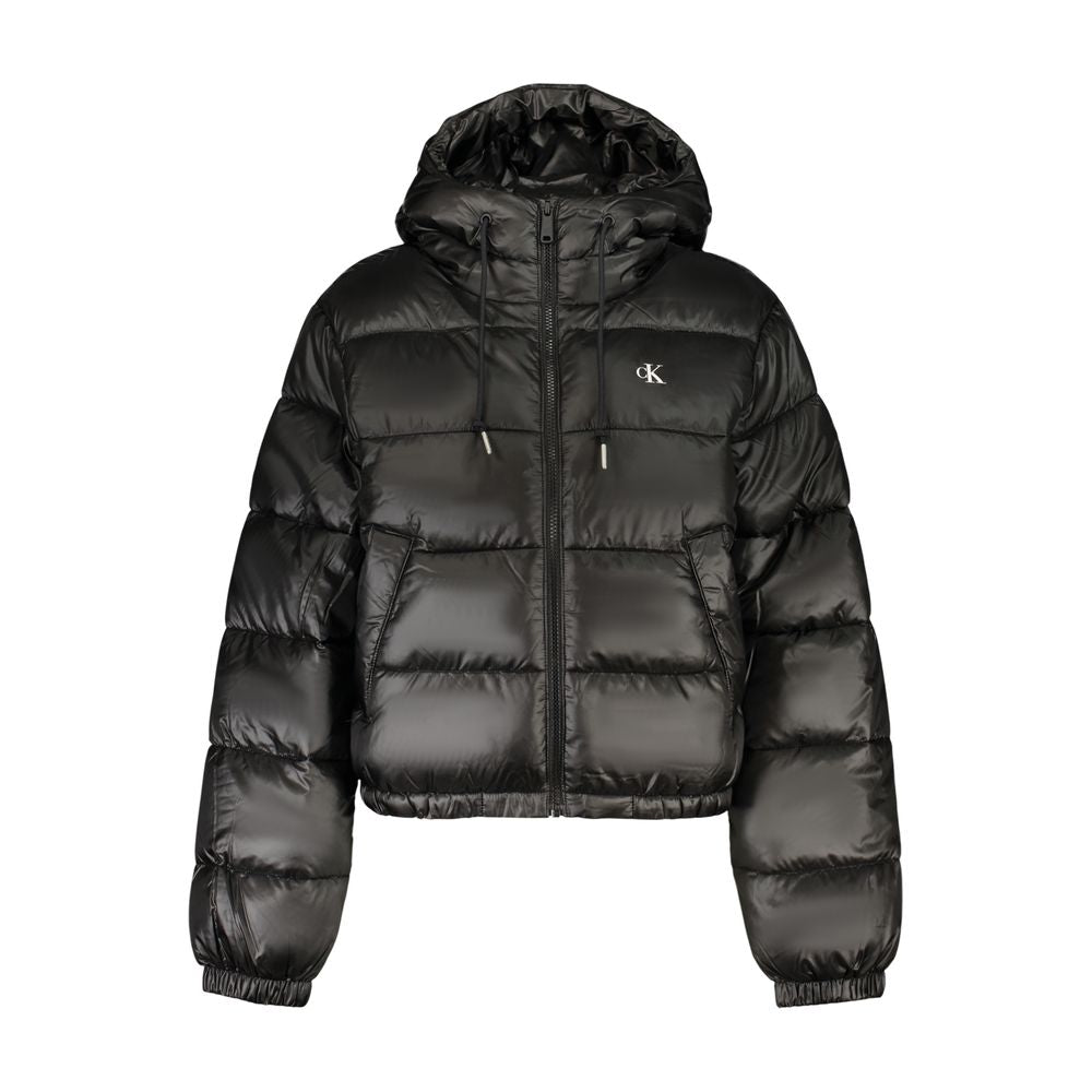 Calvin Klein Schwarze Damenjacke aus Polyester