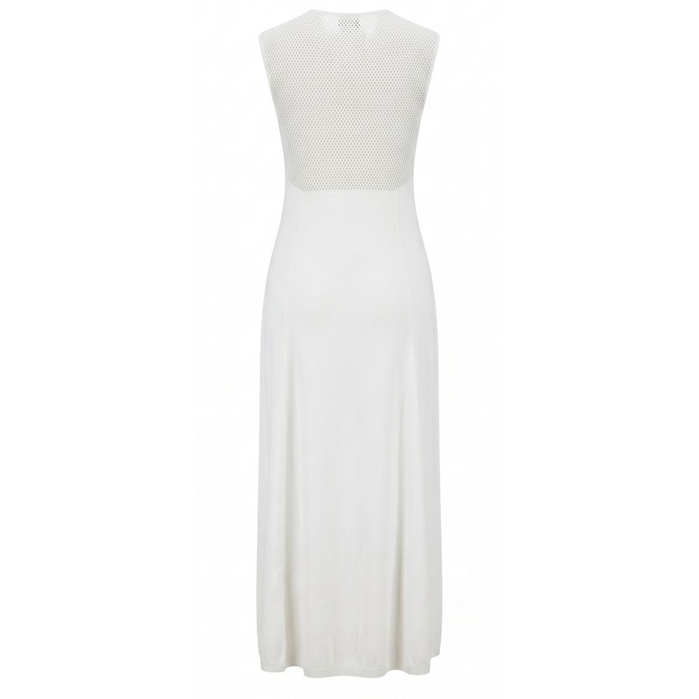 Malo Weißes Seidenkleid für Damen