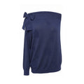 Malo Blauer Baumwollpullover für Damen