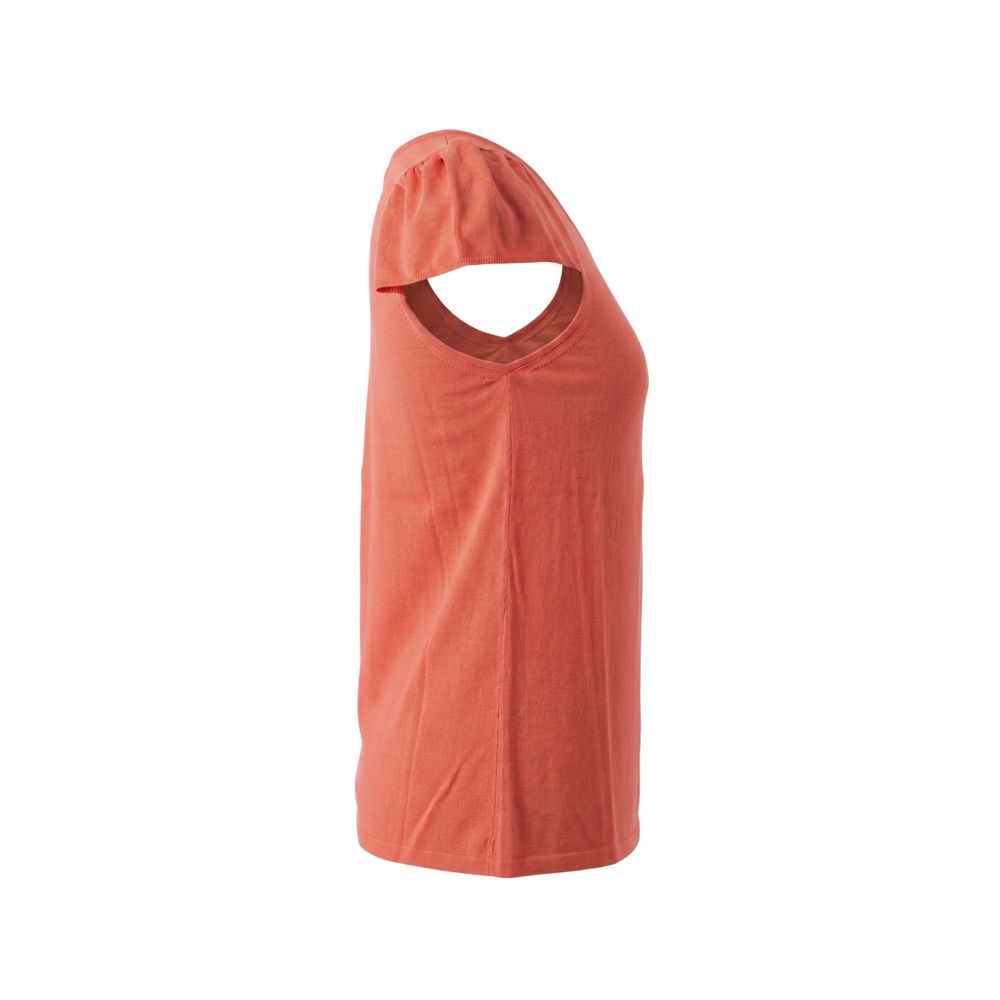 Malo Rotes Baumwoll-T-Shirt für Damen