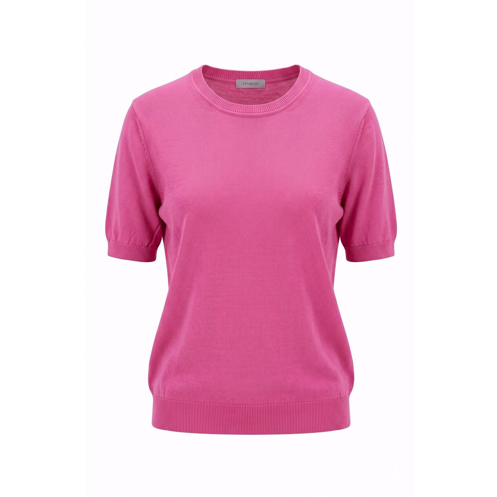 Malo Baumwoll-Sweatshirt in Rosa