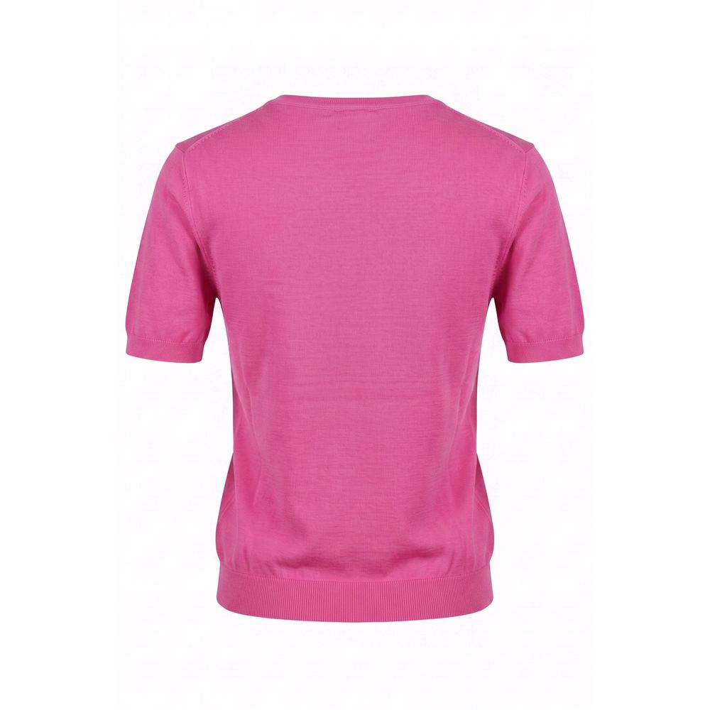 Malo Baumwoll-Sweatshirt in Rosa
