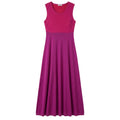 Malo Lila Seidenkleid für Damen