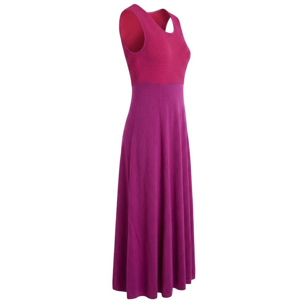 Malo Lila Seidenkleid für Damen