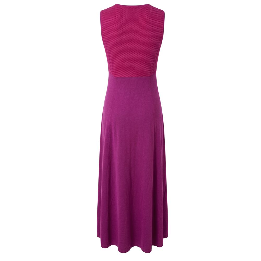 Malo Lila Seidenkleid für Damen