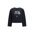 PINKO Schwarzer Baumwoll-Sweatshirt