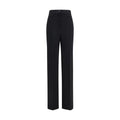 Valentino Garavani Schwarze Wollhose Oves Aries Flared