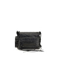 Balenciaga Schwarze Lammleder Schultertasche Ovis Aries Aries