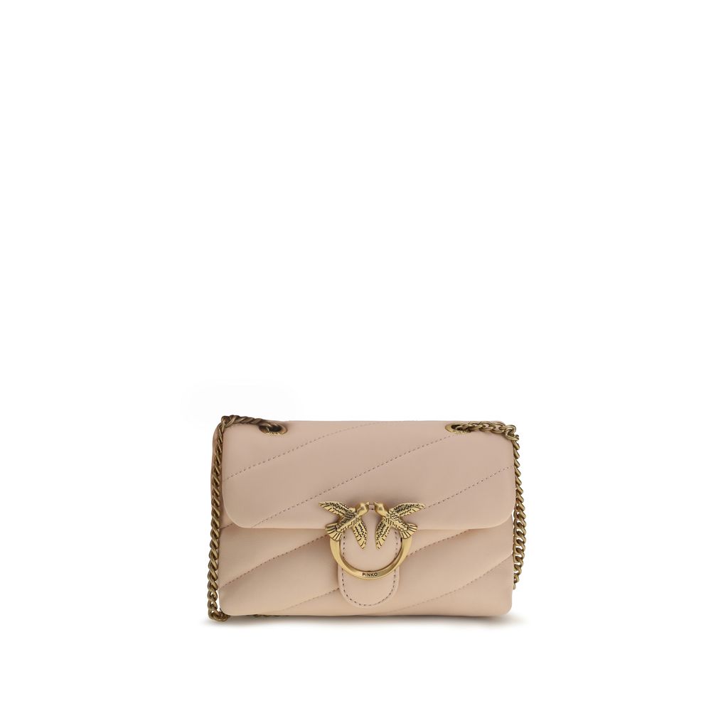 PINKO Multicolor Calf Leather Bos Taurus Schultertasche