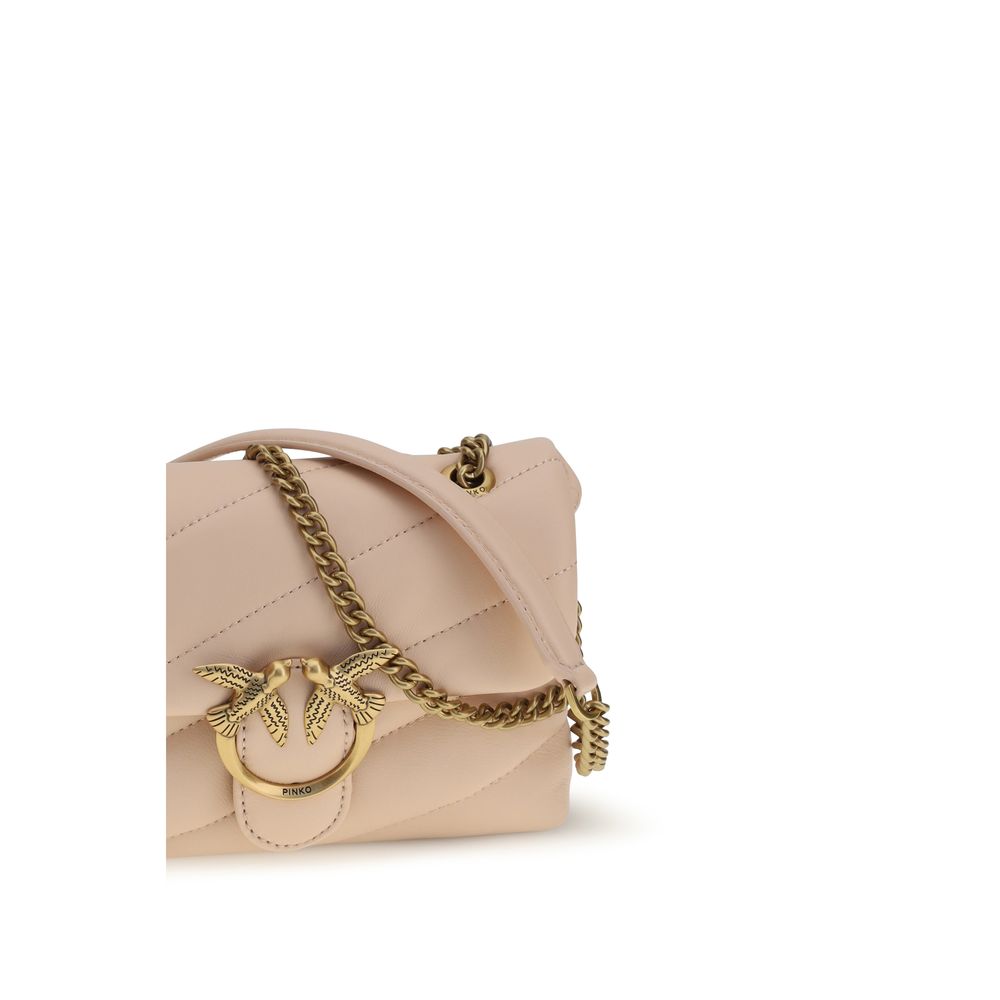 PINKO Multicolor Calf Leather Bos Taurus Schultertasche