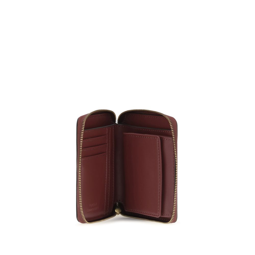 PINKO Multicolor Calf Leather Bos Taurus Geldbörse