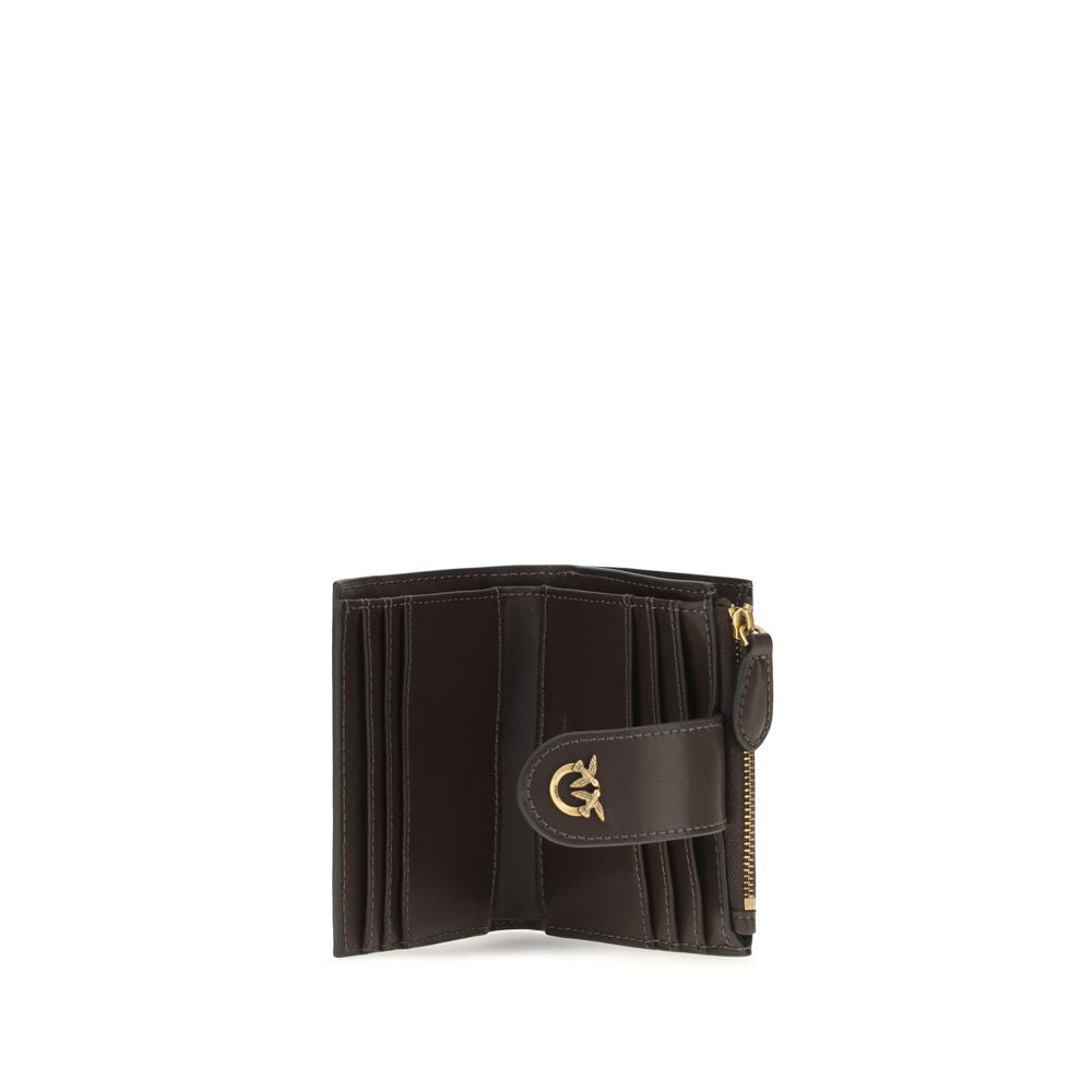 PINKO Multicolor Calf Leather Bos Taurus Geldbörse