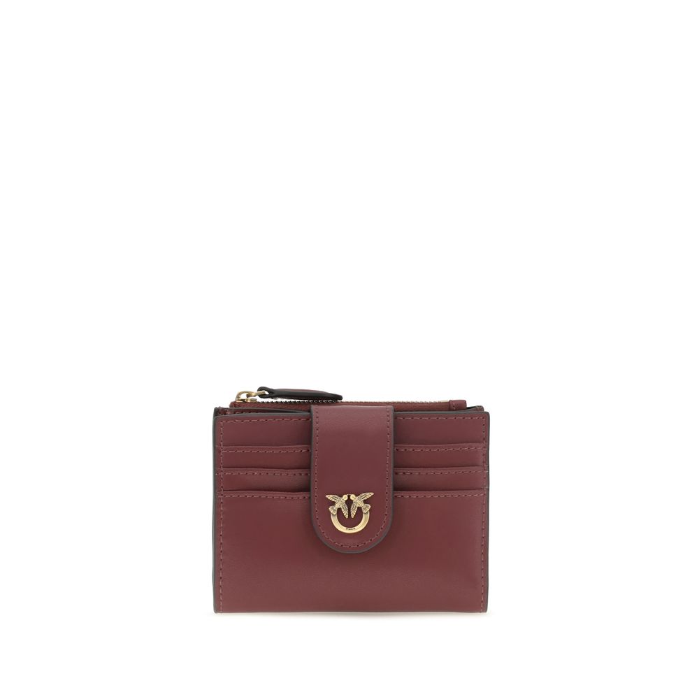PINKO Multicolor Calf Leather Bos Taurus Geldbörse