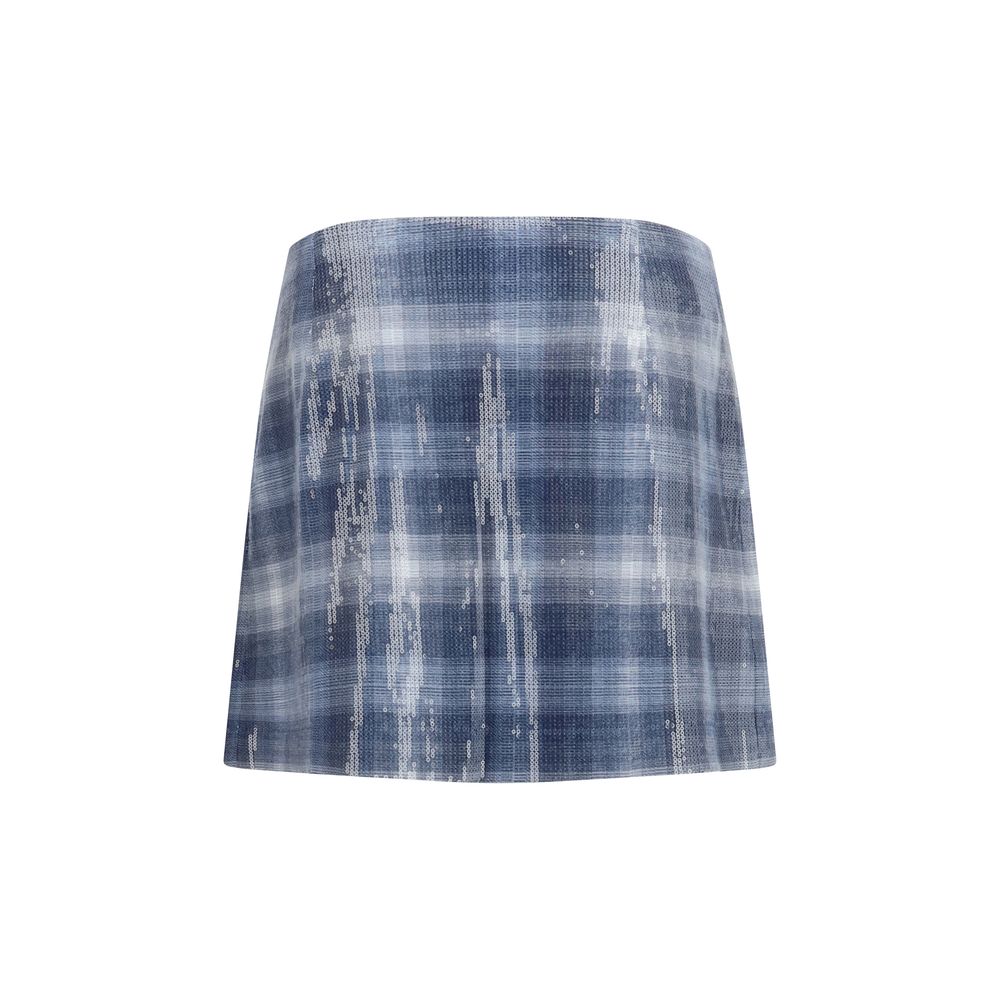 PINKO Blauer Polyester-Minirock