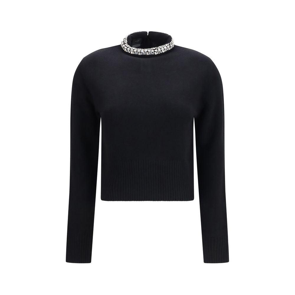 PINKO Pullover aus Wolle Oves Aries in Schwarz