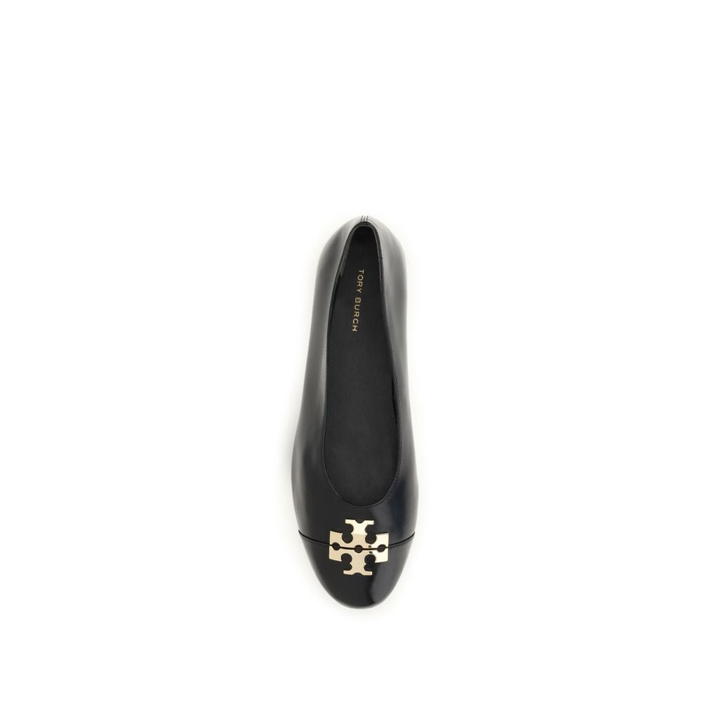 Tory Burch Schwarze Ballerinas aus Kalbsleder Bos Taurus