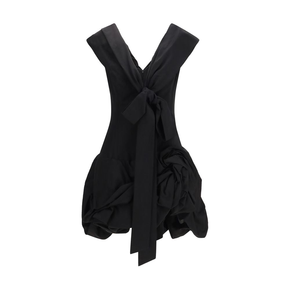 Magda Butrym Schwarzes Baumwoll-Freizeitkleid