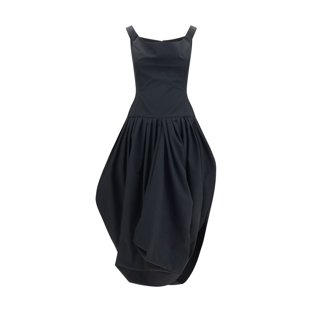 Magda Butrym Schwarzes Freizeitkleid aus Polyester