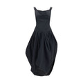 Magda Butrym Schwarzes Freizeitkleid aus Polyester