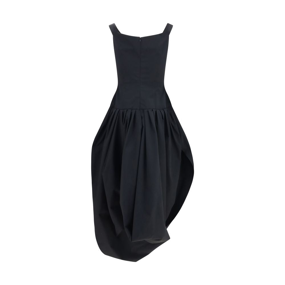 Magda Butrym Schwarzes Freizeitkleid aus Polyester
