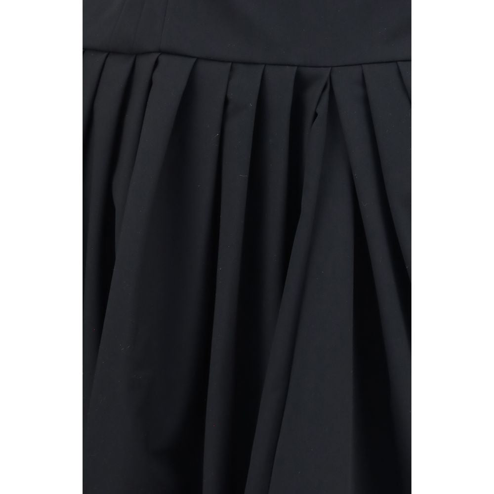 Magda Butrym Schwarzes Freizeitkleid aus Polyester