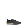 Fendi Schwarze Bos Taurus Kalbsleder-Sneakers