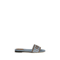 Fendi Blaue Sandalen aus Baumwolle