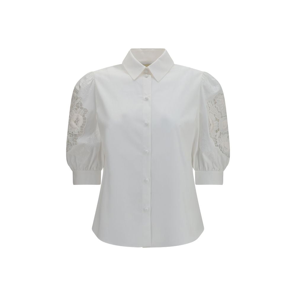 Valentino Garavani Weiße Baumwollbluse
