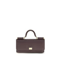 Dolce & Gabbana Braune Kalbsleder Bos Taurus Schultertasche