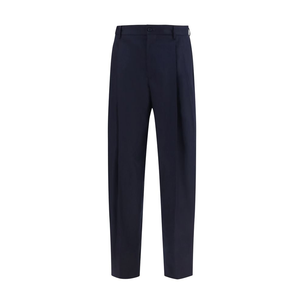 Dolce & Gabbana Blaue Hose aus Wolle Oves Aries