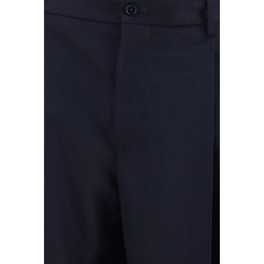 Dolce & Gabbana Blaue Hose aus Wolle Oves Aries