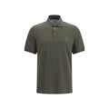 Brunello Cucinelli Bicolor Cotton Polo Shirt