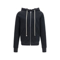 Rick Owens Schwarzer Baumwoll-Sweatshirt